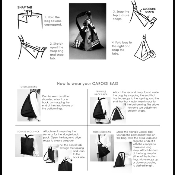 Carogi Carson Rogers Convertible Bag NWOT - Picture 2 of 10